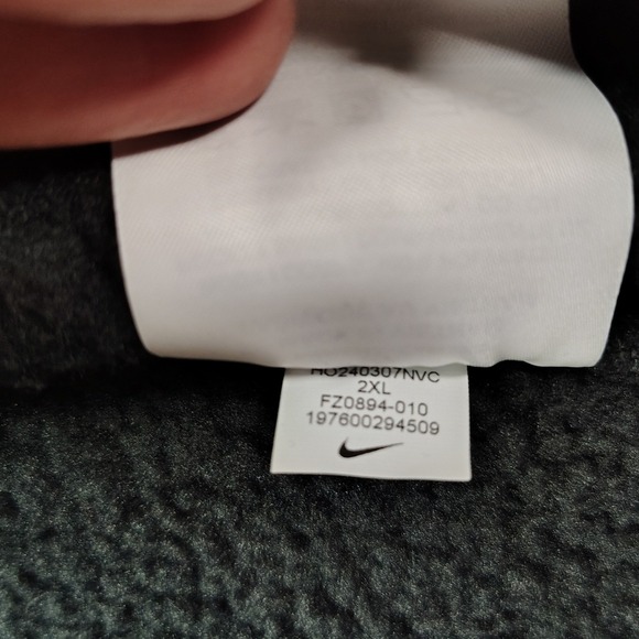 Nike Sportswear Club Winterized Fleece Vest Black Men's Size XXL FZ0894-010 - Picture 7 of 9